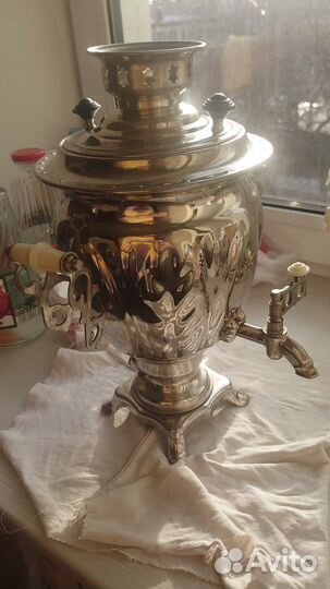 Самовар Тульский электрический ретро винтаж