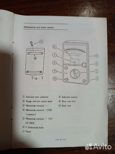 Тестер мультиметр