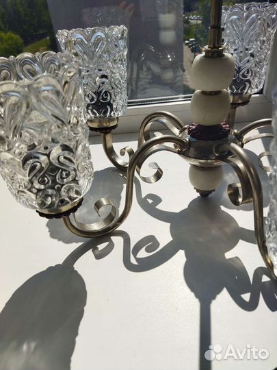 Люстра хрустальная. Раритет ссср-польша