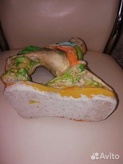 Статуэтка Иван царевич на сером волке, гипс