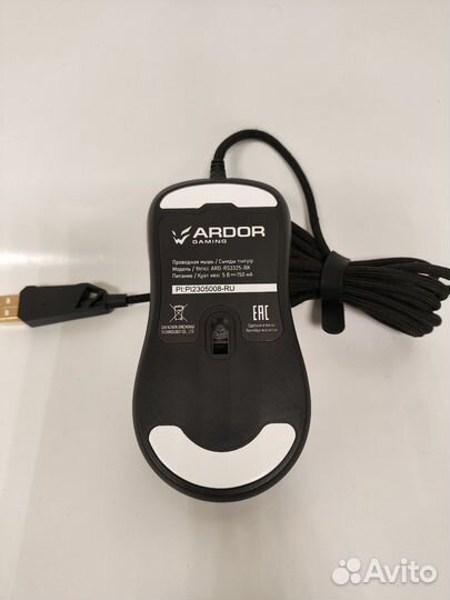 Мышь проводная ardor gaming Respawn ARD-RS3325-BK