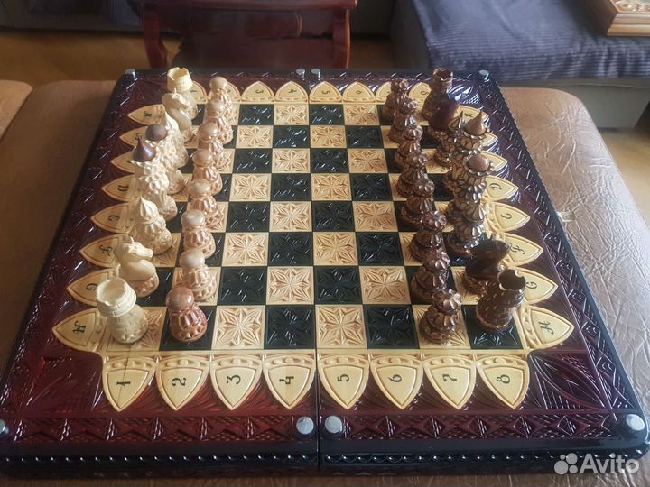 Шахматы, шашки, нарды 3 в 1