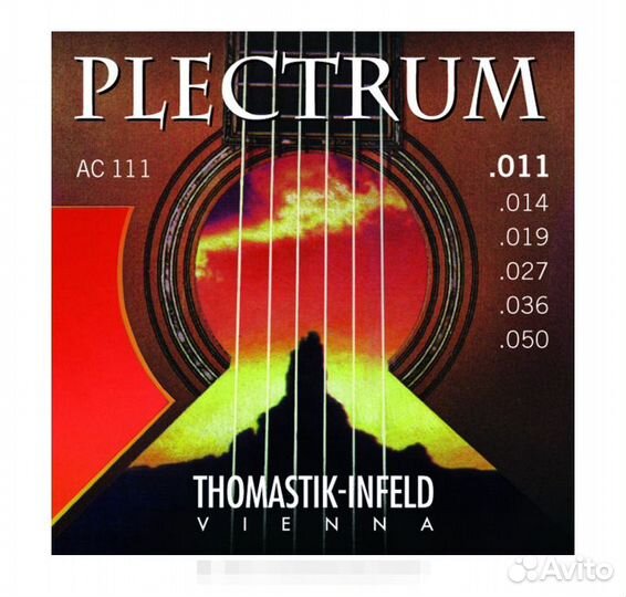 Thomastik Plectrum AC111 струны для акустической г
