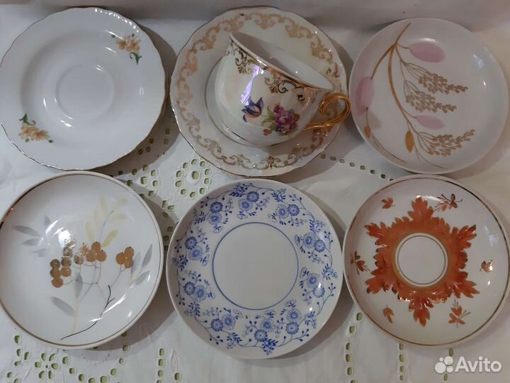 Чайная пара Чехия и блюдца