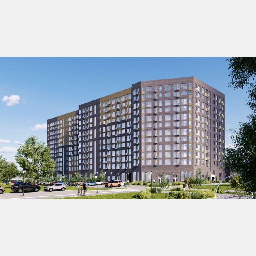 2-к. квартира, 57,5 м², 4/12 эт.