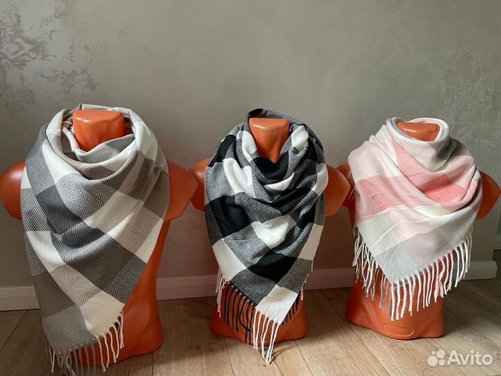 Кашемировые платки, палантины