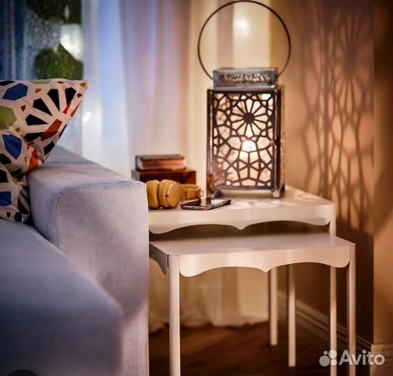 Фонарь подсвечник Хембьюден Икеа. 32 см