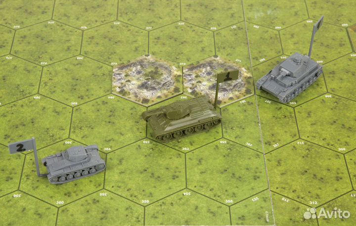 Настольная игра art of war танковый бой vzezda