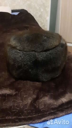 Норковая шапка мужская