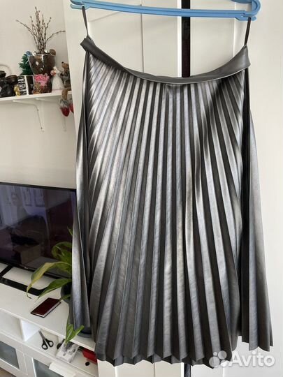 Юбка плиссе экокожа Elis
