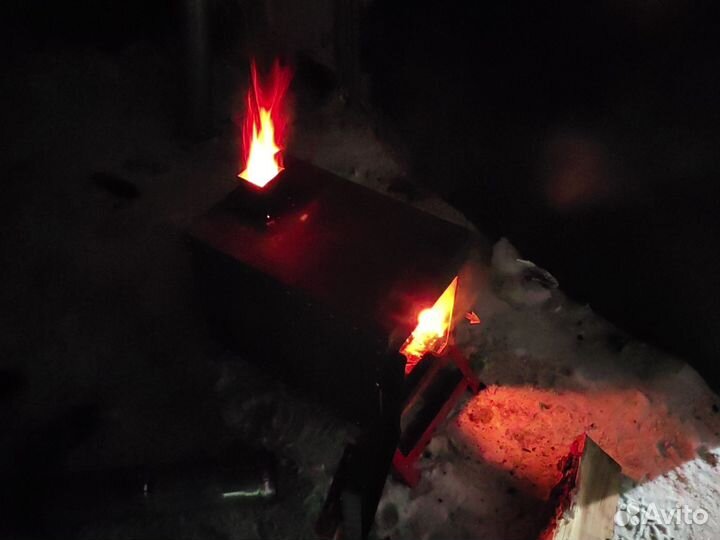 Печь для походной бани