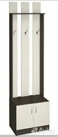 Прихожая, вешалка с тумбой