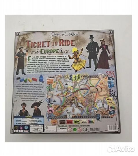 Английская карточная игра ticket TO ride