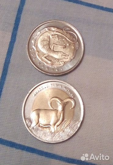 Красная книга Турция 2 монеты 2015гв