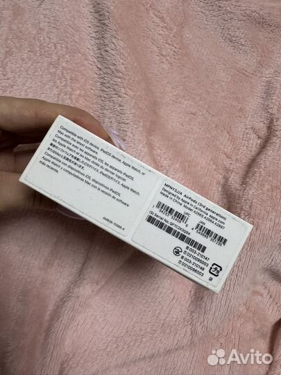 Коробка от наушников airpods 3