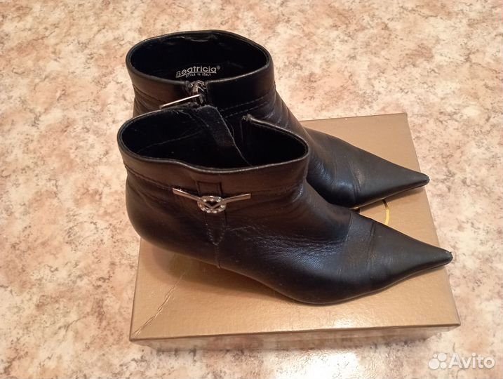 Ботильоны натуральная кожа 39