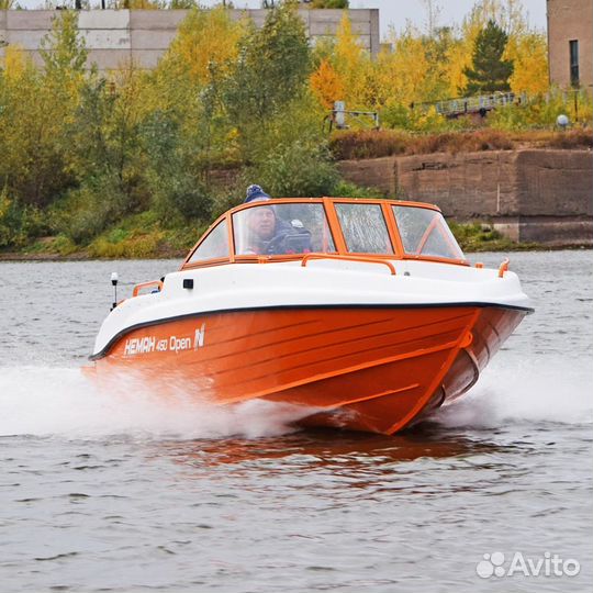 Новый катер Неман 450 Open с алюминиевым корпусом