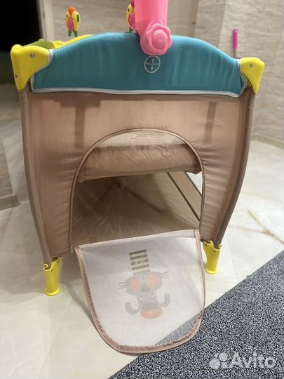 Детская кроватка манеж складная