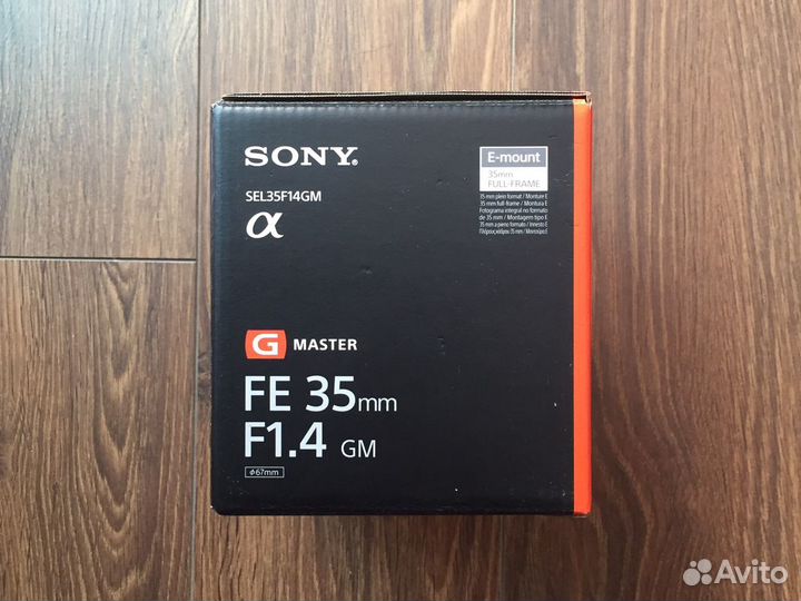 Sony FE 35mm f/1.4 GM (sel35f14gm) Новый-Гарантия