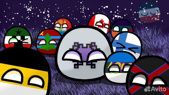 Countryballs анимации, арты