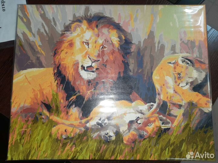 Картины по номерам раскрашенная