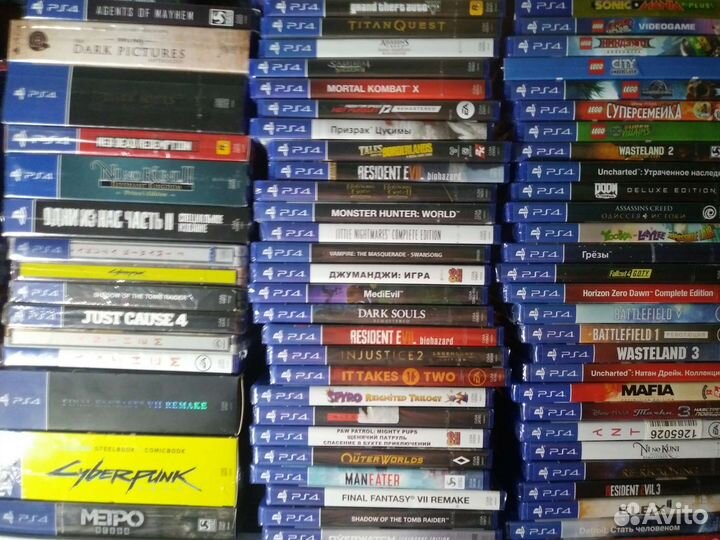 PS5 PS4 новые игры диски