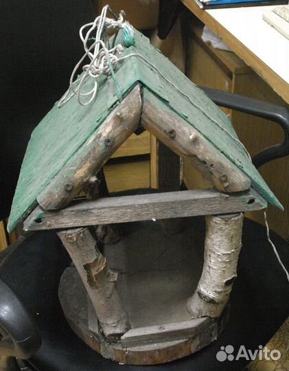 Кормушка для птиц и белок самодельная. Эксклюзив