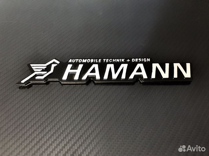 Эмблема на багажник Hamann крылья алюминий