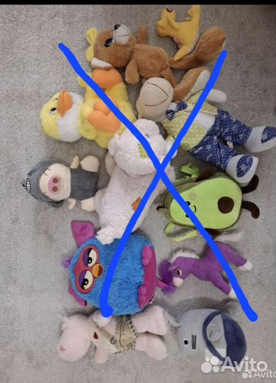 Мягкие игрушки пакетом