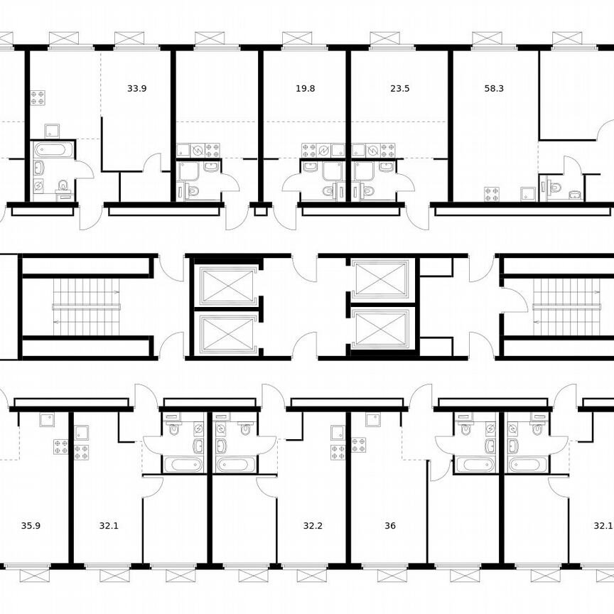 2-к. квартира, 51,4 м², 20/28 эт.