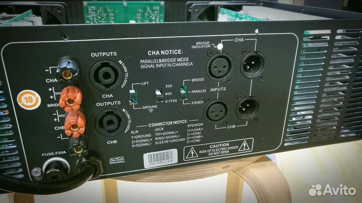 Усилитель мощности EuroSound XZ400 + кейс