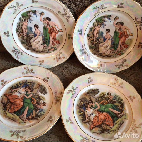 Тарелки мадонна kahla Made in GDR Размер 19х2,6