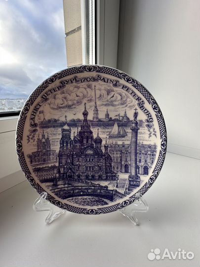 Тарелка декоративная Санкт-Петербург