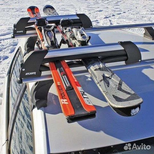 Крепление для лыж и сноубордов на крышу atlant