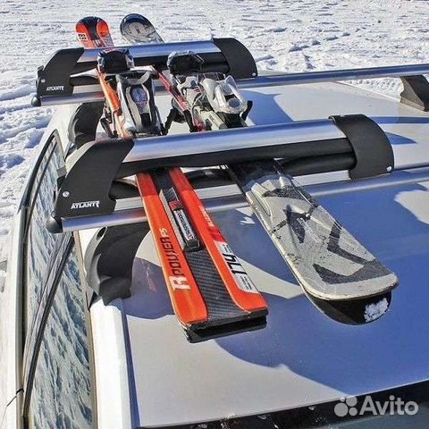 Крепление для лыж и сноубордов на крышу atlant