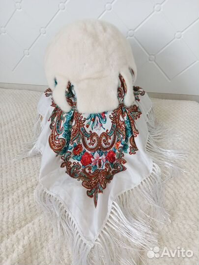 Косынка-капюшон из норки