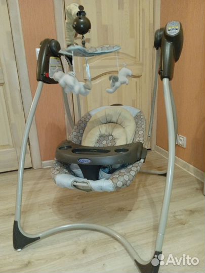 Детская качель качелька со столиком