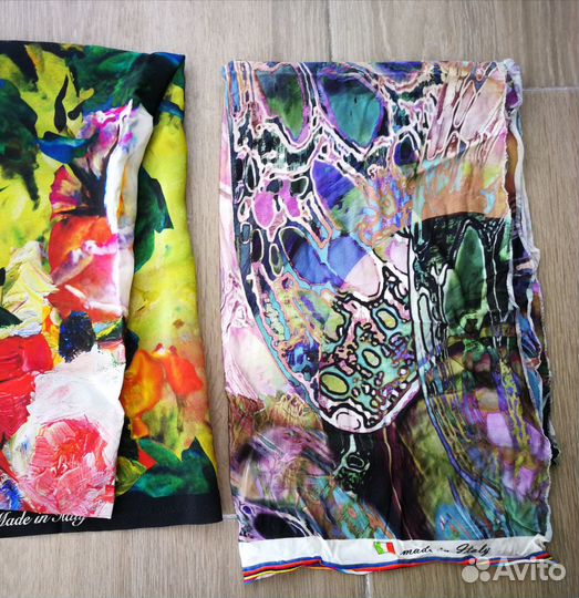 Отрез натуральный шёлк стрейч (Италия)