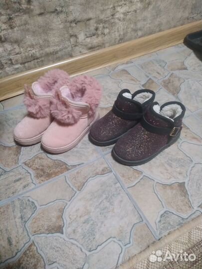 Ботинки зимние для девочки 27 28
