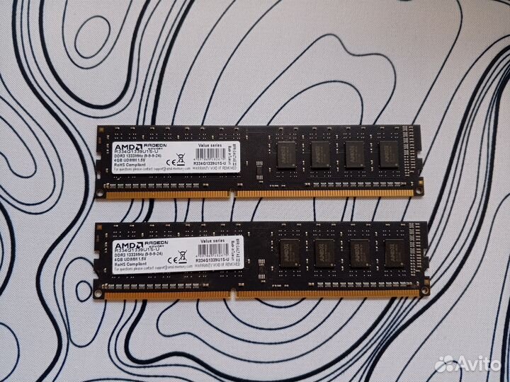 Оперативная память AMD Radeon 8 гб DDR3