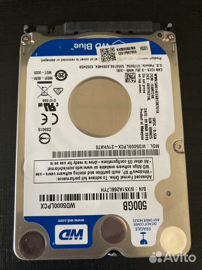 Жесткий диск для ноутбука 500 гб