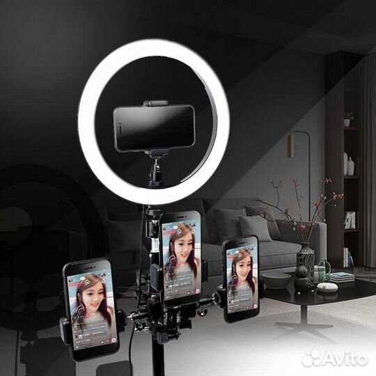 Кольцевая LED лампа для фотостудии 30см