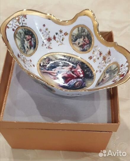 Ваза для фруктов богемия