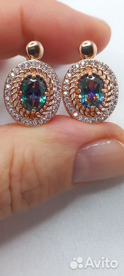 Комплект позрлота с турмалином