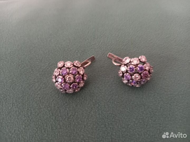 Серьги серебро 925