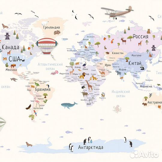 Детские фотообои 