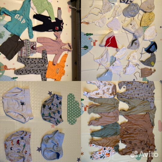 Большой пакет детских вещей