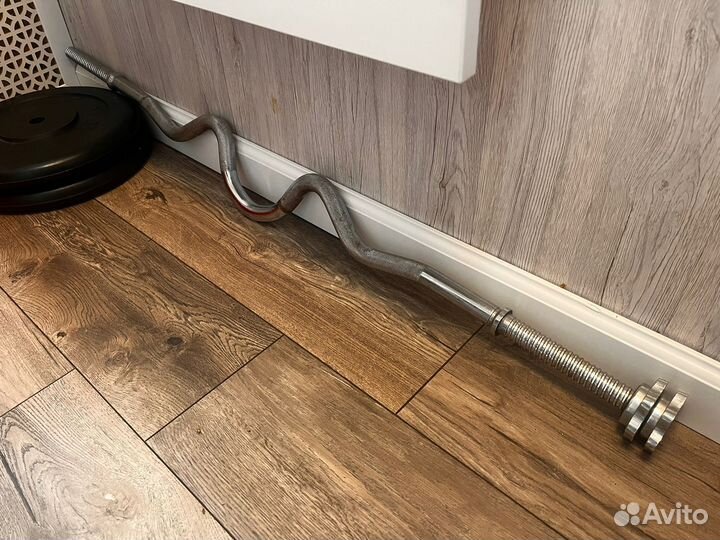 Гриф Олимпийский Z-образный + 30 кг веса (2 билан