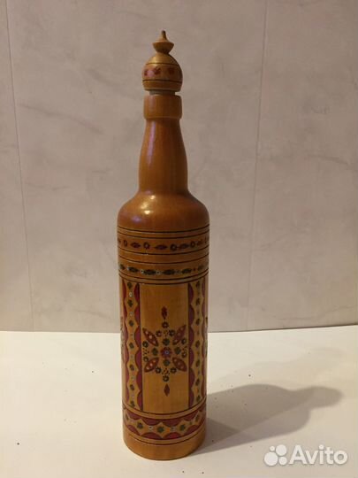 Набор деревянный графин с рюмочками на подносе