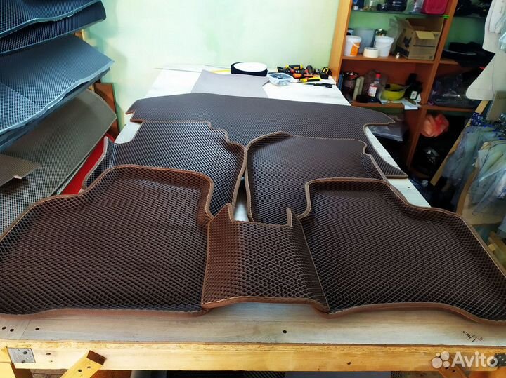 Коврики Eva с бортами с гарантией 1 год